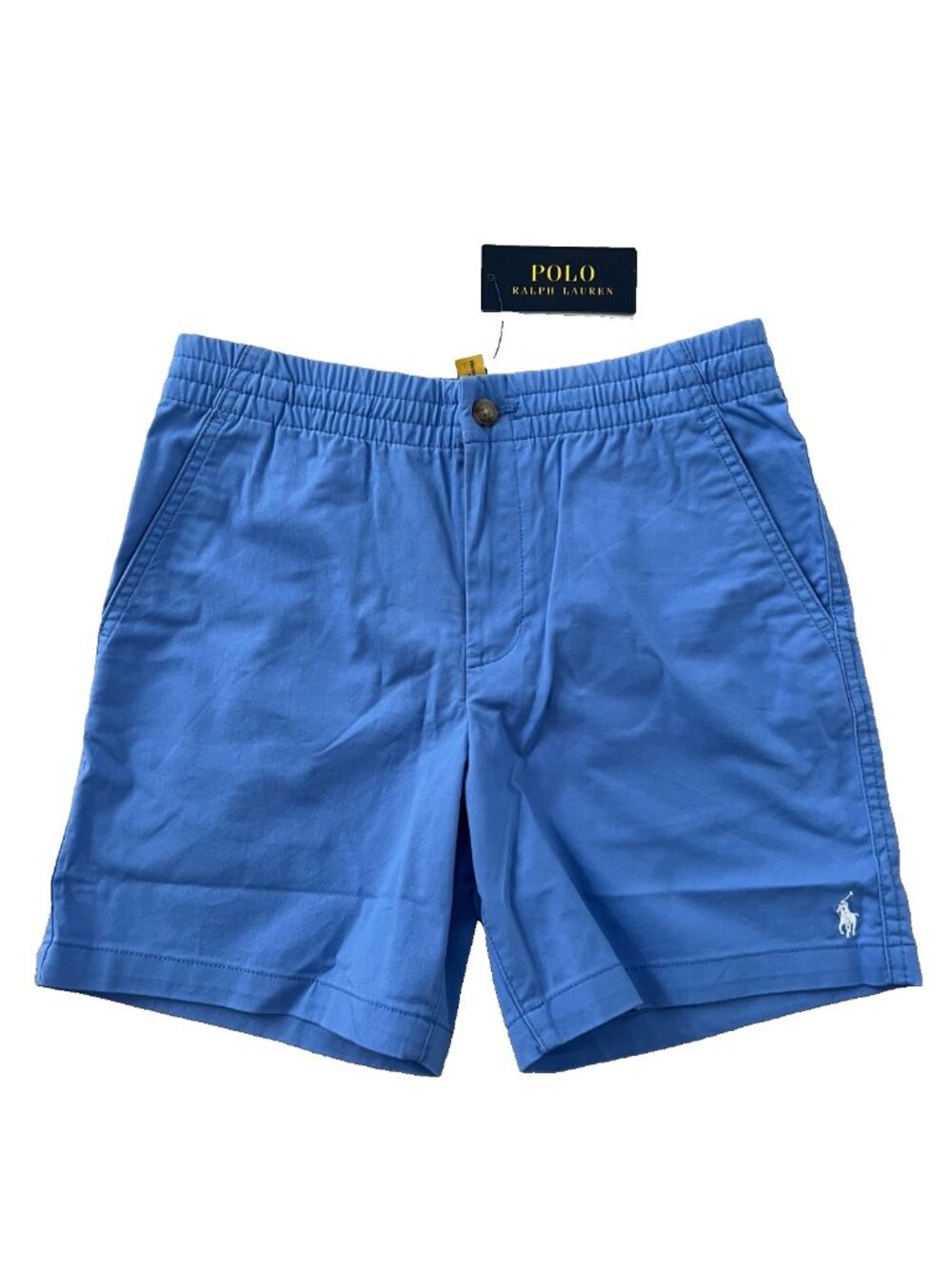 Polo Ralph Lauren Light Blue Prepster Flex Abrasion Twill Chino Shorts ( 14 )